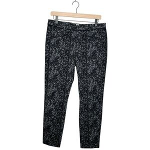 GAP Womens Abstract Floral‎ Print Business Casual Skinny Ankle Trouser Pants 8